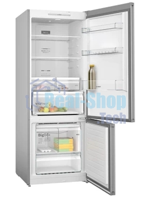 Холодильник Bosch KGN55VL21U нержавеющая сталь двухкамерный 375/105л морозилка снизу, No Frost