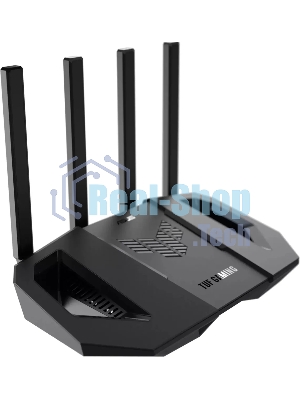 Роутер беспроводной Asus TUF-BE3600 BE3600 100/1000/2500BASE-T черный