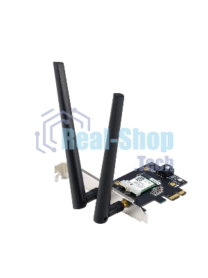 Сетевой адаптер ASUS PCE-AX1800 WIFI 802.11ax, 2402 + 574Mbpsб PCI-E Adapter, 2 антенны; 90IG07A0-MO0B00