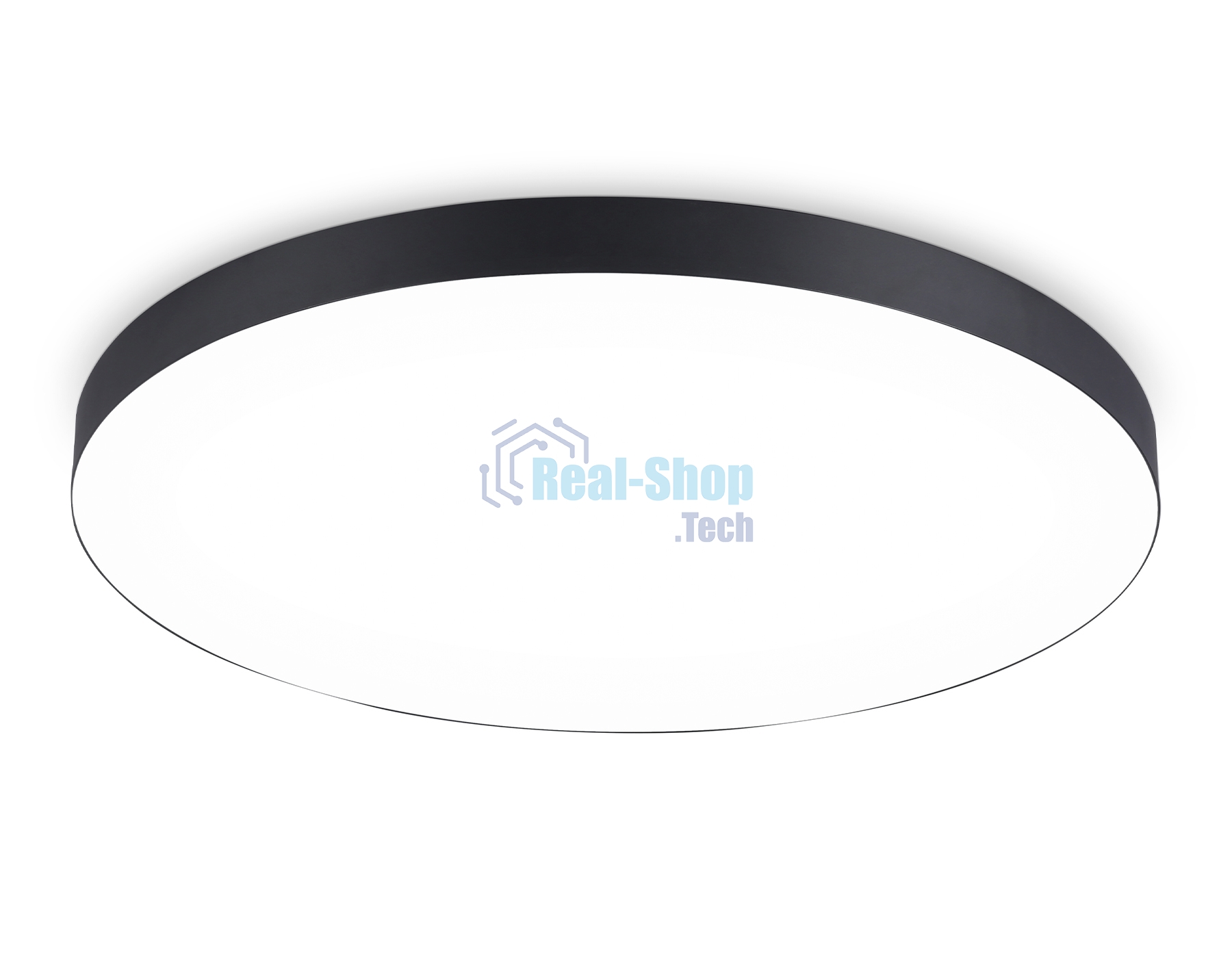 Потолочный светодиодный светильник Ambrella light FV5542 BK черный LED 130W 4200K D800*58 (Без ПДУ)