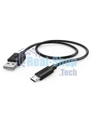 Кабель Hama 00178328 micro USB B (m) USB A(m) 0.6м черный
