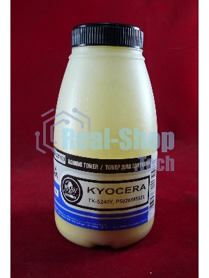 Тонер для Kyocera TK-5240Y, P5026/M5526 Yellow (фл. 50г) 3K B&W Premium фас. Россия