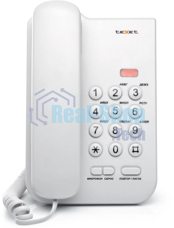 Телефон teXet ТХ-212 светло-серый