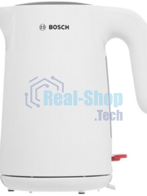 Электрочайник Bosch TWK2M161 белый, 1.7 л, 2400 Вт, скрытый нагревательный элемент
