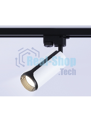 Трековый однофазный светильник Ambrella light GL5154 WH/BK белый/черный GU10 D58*130