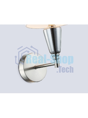 Настенный светильник Ambrella light LH75259 SN/FR сатин никель/белый матовый E14 max 40W 210*160*325