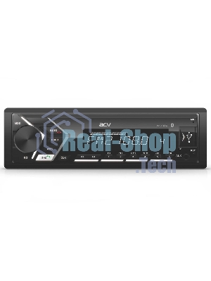 Автомагнитола ACV AVS-814BW, 1 DIN, Bluetooth, USB Type-A, AUX