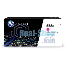 Картридж лазерный HP 656X пурпурный увеличенной емкости для HP CLJ M652/M653 (CF463X) 22000 стр