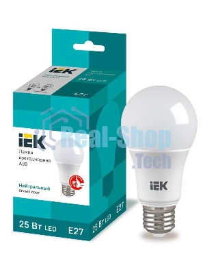 Лампа cветодиодная LED IEK LLE-A80-25-230-40-E27 A80 шар 25Вт 230В 4000К E27