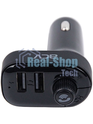 Автомобильный FM-модулятор ACV FMT-118B черный MicroSD BT USB (37399)