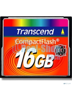 Флеш карта Transcend CF TS16GCF133/CF (Compact Flash)/16 ГБ/40 МБ/с