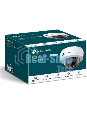 Камера видеонаблюдения цветная купольная IP-камера 4 Мп/ 4MP Full-Color Dome Network Camera