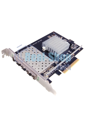 Сетевая карта 10G Quad Port SFP+ PCIe Ethernet Adapter with Intel XL710-BM1 Chipset