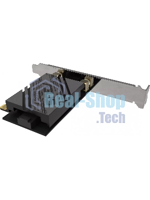 Сетевой адаптер Wi-Fi + Bluetooth Asus PCE-BE92BT BE9400 PCI Express (ант.внеш.несъем.) 2ант.