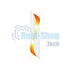 Настенный светильник FW240 WH/GD белый/золото G9/2 max 40W 400*80*100 (лампы LED G9 7W 4200K в комплекте)