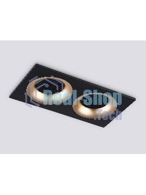 Светильник Ambrella light TN102735/2 BK/GD черный/золото GU5.3 175*92*23