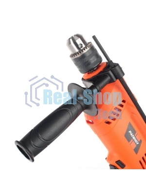 Дрель электрическая ударная PATRIOT FD 750h 120301444 с ударом, мощность 710Вт, макс.диаметр 13мм, глубиномер + дополнительная ручка