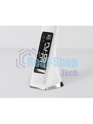 Светодиодная настольная лампа с дисплеем Ambrella light DE508 WH белый LED 3000-6400K 6W+LCD 2W
