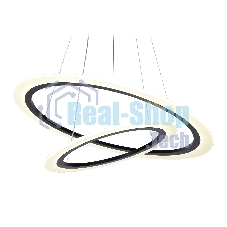 Светильник Ambrella light FA4357/2 BK черный 78W 3000K/4200K/6400K D580*670 (ПДУ РАДИО 2.4G)