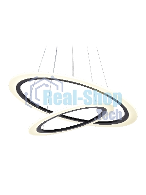 Светильник Ambrella light FA4357/2 BK черный 78W 3000K/4200K/6400K D580*670 (ПДУ РАДИО 2.4G)