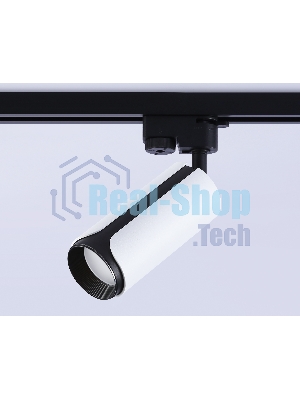Трековый однофазный светильник Ambrella light GL5154 WH/BK белый/черный GU10 D58*130