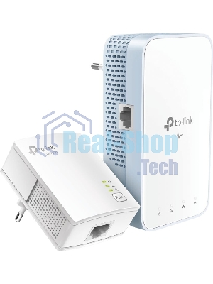 Комплект гигабитных TP-Link Wi‑Fi Powerline адаптеров AV1000 Gigabit Powerline ac Wi-Fi Kit, Dual band 802.11ac Wi-Fi - AC750 dual band Wi-Fi (433Mbps on 5GHz & 300Mbps on 2.4GHz)(TL-WPA7517 & TL-PA7017)