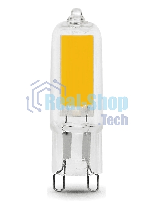 Лампа светодиодная Gauss LED G9 AC220-240V 5.5W 500lm 4100K Glass 107809205 черный