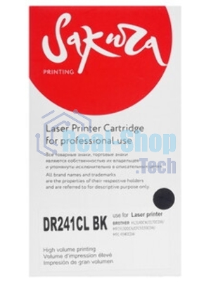 Блок фотобарабана Sakura DR241CL для Brother HL-3140CW, HL-3150CDW, HL-3170CDW, DCP-9020CDW, MFC-9140CDN, MFC-9330CDW, MFC-9340CDW, 15 000 к. (в комплекте поставляется 4 сменных элемента для фотобарабана Brother DR241CL)
