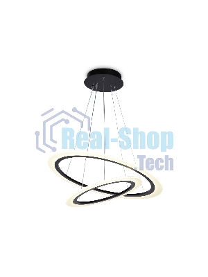 Светильник Ambrella light FA4357/2 BK черный 78W 3000K/4200K/6400K D580*670 (ПДУ РАДИО 2.4G)