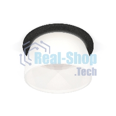 Комплект встраиваемого светильника Ambrella light XC6513069 SBK/FR черный песок/белый матовый MR16 GU5.3 (C6513, N6258)