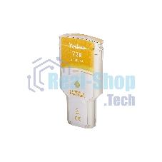 Картридж струйный Sakura F9K15A (№728 Yellow) для HP, желтый, 300 мл.