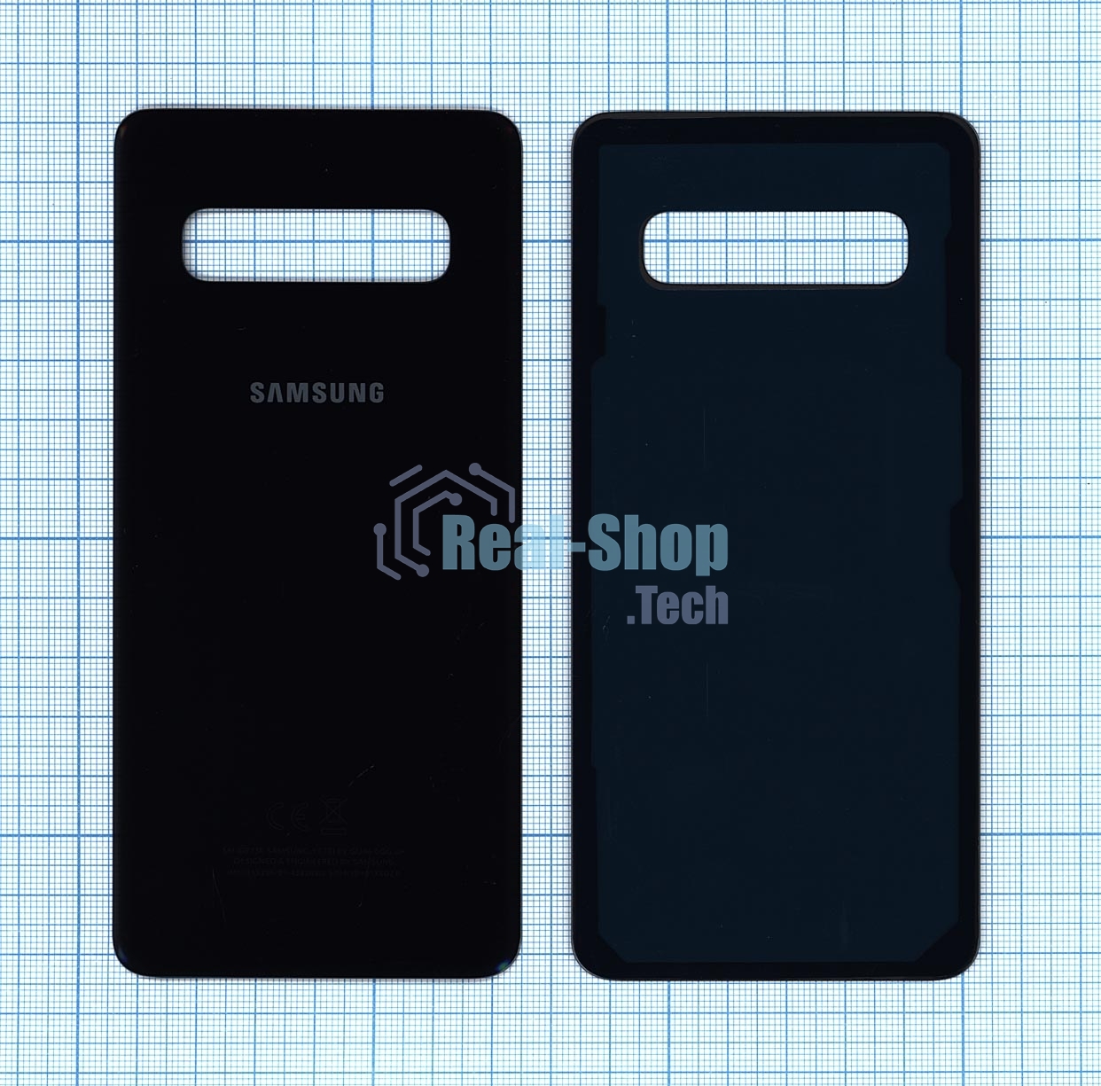Задняя крышка для Samsung G973 Galaxy S10 черный