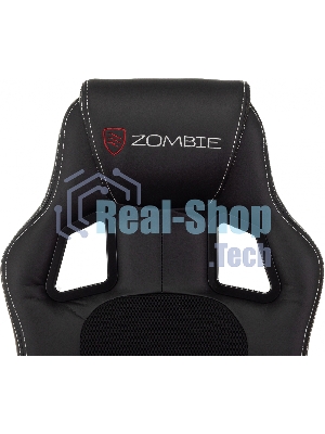 Кресло Zombie Arena черный, экокожа, 120 кг, механизм качания