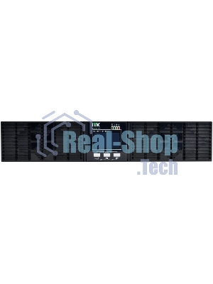 Источник бесперебойного питания однофазный Online 1000 Ва/1000 Вт, Rack mount, c LCD дисплеем 24VDC с АКБ 2U 2х9AH