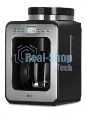 Кофеварка капельная BQ CM7001 серебристый/черный, исп. кофе - молотый/зерновой, 0.6 л, 600 Вт