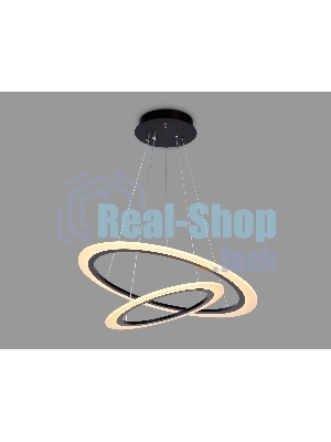 Светильник Ambrella light FA4357/2 BK черный 78W 3000K/4200K/6400K D580*670 (ПДУ РАДИО 2.4G)