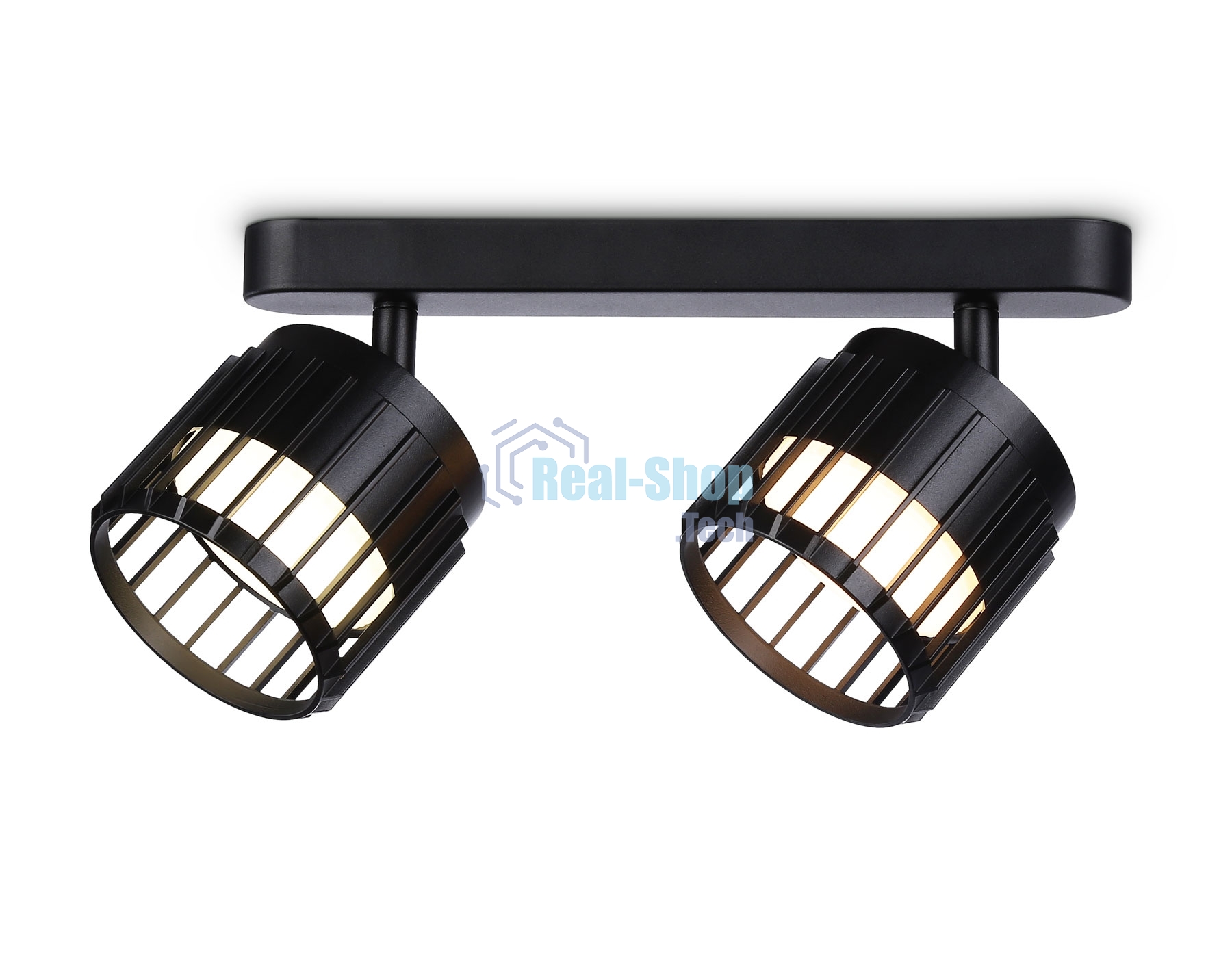 Светильник Ambrella light TN71163/2 BK черный GX53/2 260*100*125