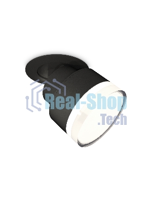 Светильник Ambrella Light XM8102528 SBK/FR/CL черный песок/белый матовый/прозрачный GX53 (A2242, A2106, C8102, N8399)