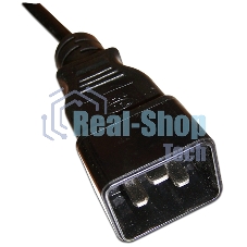 Шнур питания Lanmaster С13-C20, 3х0.75, 220В, 10А, черный, 0.5 метра