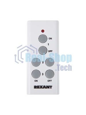 Радиоуправляемая розетка c пультом Rexant RX-002 (один пульт, две розетки)