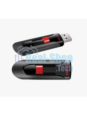 Флешка USB Sandisk 64Gb Cruzer Glide SDCZ60-064G-B35 USB 2.0 черный/красный