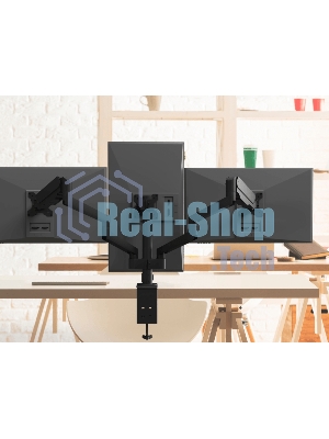 Кронштейн (держатель) ONKRON G280 для трех мониторов 13
