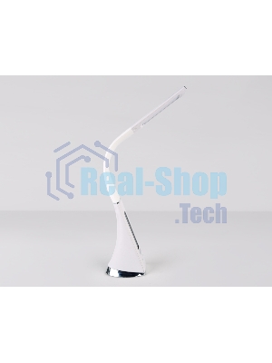 Светодиодная настольная лампа с дисплеем Ambrella light DE508 WH белый LED 3000-6400K 6W+LCD 2W