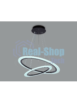 Светильник Ambrella light FA4357/2 BK черный 78W 3000K/4200K/6400K D580*670 (ПДУ РАДИО 2.4G)