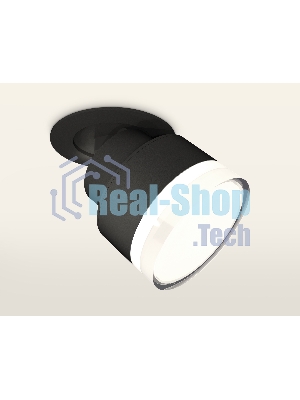 Светильник Ambrella Light XM8102528 SBK/FR/CL черный песок/белый матовый/прозрачный GX53 (A2242, A2106, C8102, N8399)