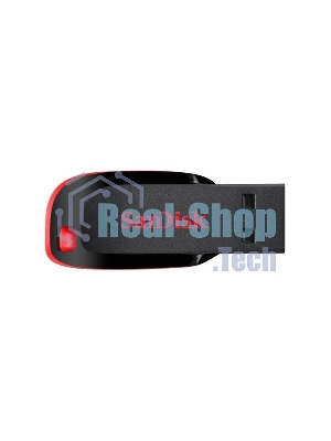 Флешка USB Sandisk CZ50 Cruzer Blade (SDCZ50-016G-B35), 16Gb, USB 2.0, R/W 15/4, черный/красный