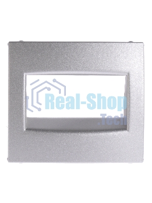Лицевая панель розетки RJ45, алюминий