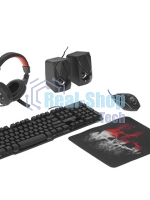 Комплект клавиатура+мышь Defender Tor MHP-127 проводной, USB, 3200 DPI, чёрный