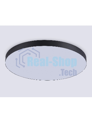 Потолочный светодиодный светильник Ambrella light FV5542 BK черный LED 130W 4200K D800*58 (Без ПДУ)