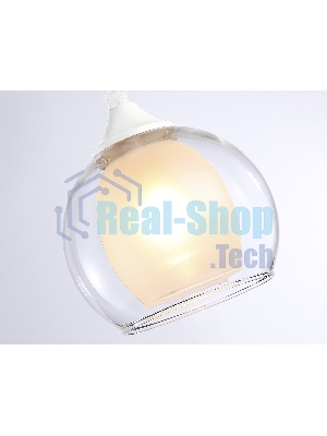 Светильник Ambrella light TR3538 WH/CL/FR белый/прозрачный/белый матовый E27 max 40W D130*800
